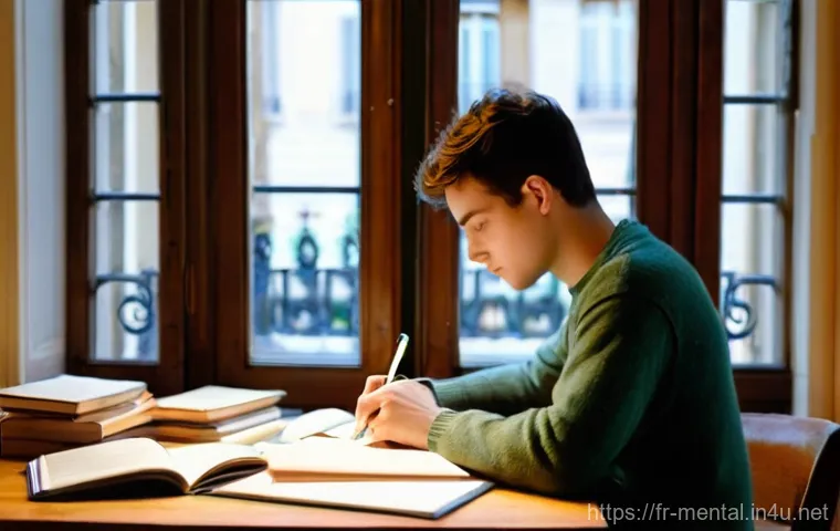 정신건강 자격증 시험 공부 방법 - **Prompt 1: Unraveling the Curriculum**
    A young French student, in their early twenties, with sh...