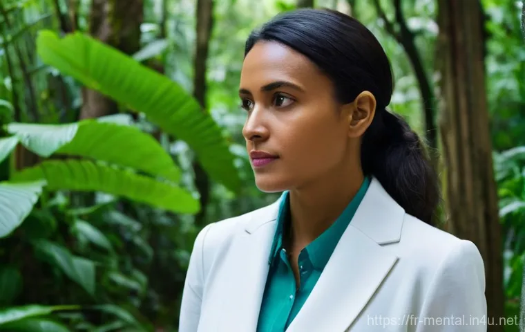 정신건강 분야 전문 자격증 취득 팁 - **Prompt:** A thoughtful woman, appearing to be in her late 30s or early 40s, with a determined yet ...