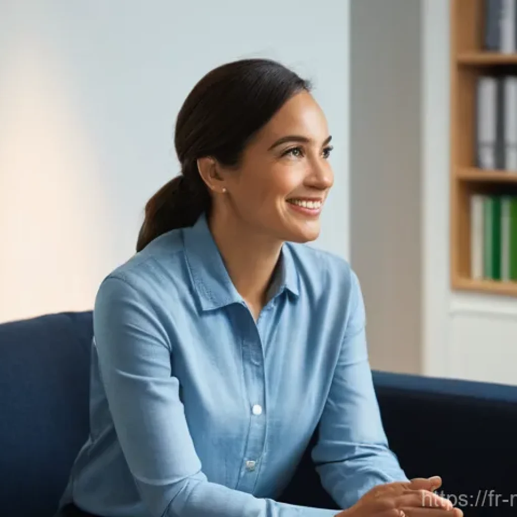 정신건강 상담사의 필수 역량 - **Prompt 1: "The Art of Deep Listening"**
    A serene and empathetic female mental health professio...