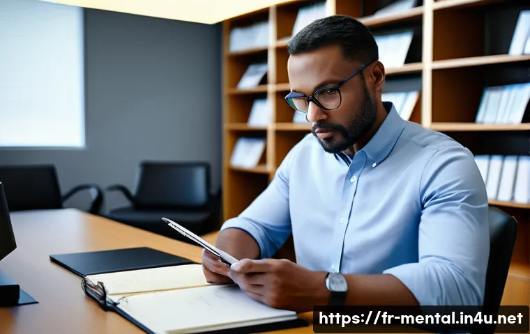 정신건강 전문가의 업무 일지 관련 이미지 1